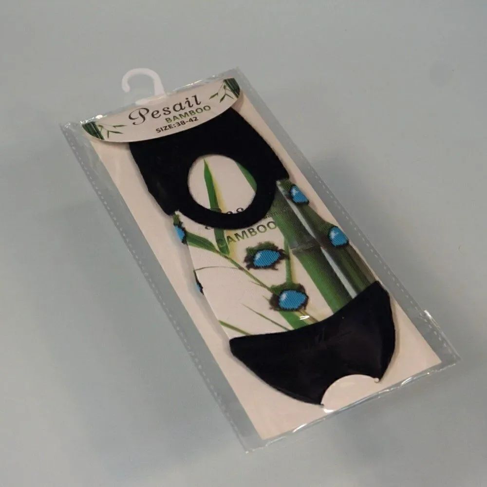 Pesail Bamboo Socks Women Fashion Steps Footsocks EU Sz 38 -42